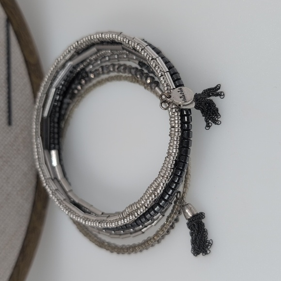 Stella & Dot - Celine Wrap Bracelet - Silver adjustable - Picture 6 of 6